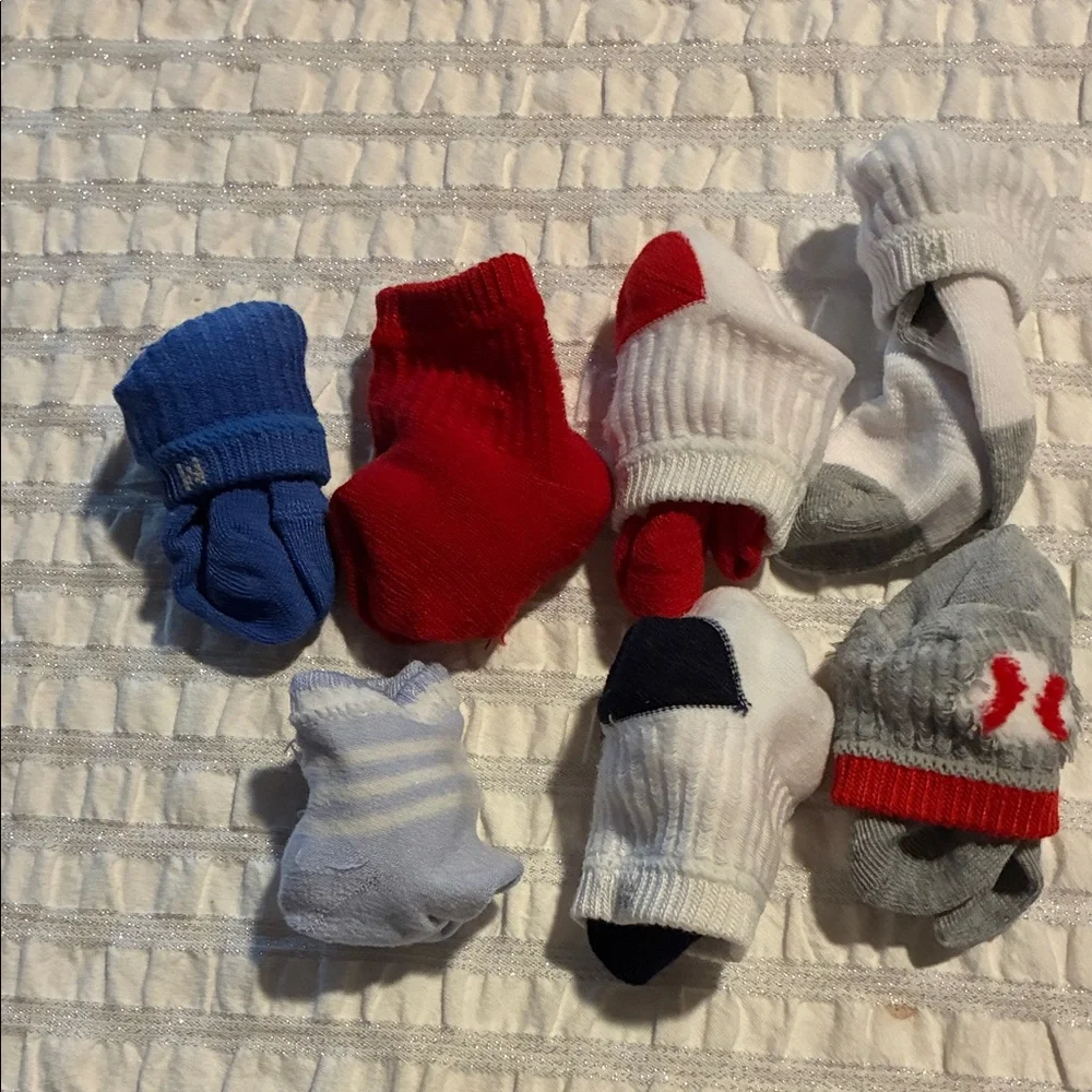 Colorful Toddlers Kids Socks Set of 8 never used